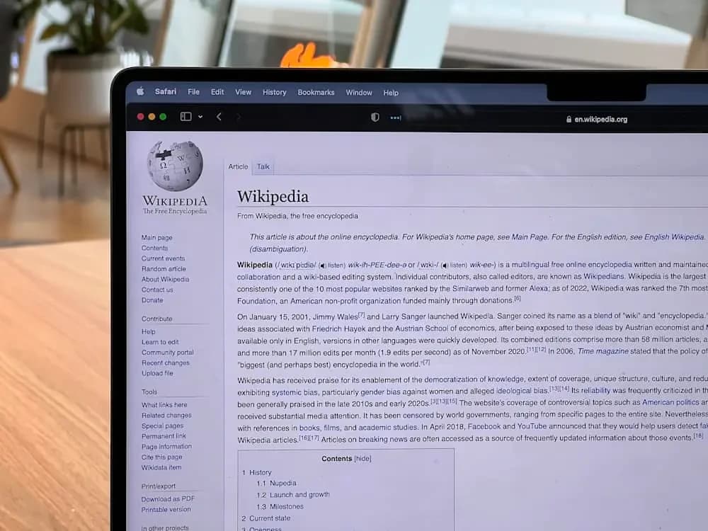 Wikipedia Page Creation Service