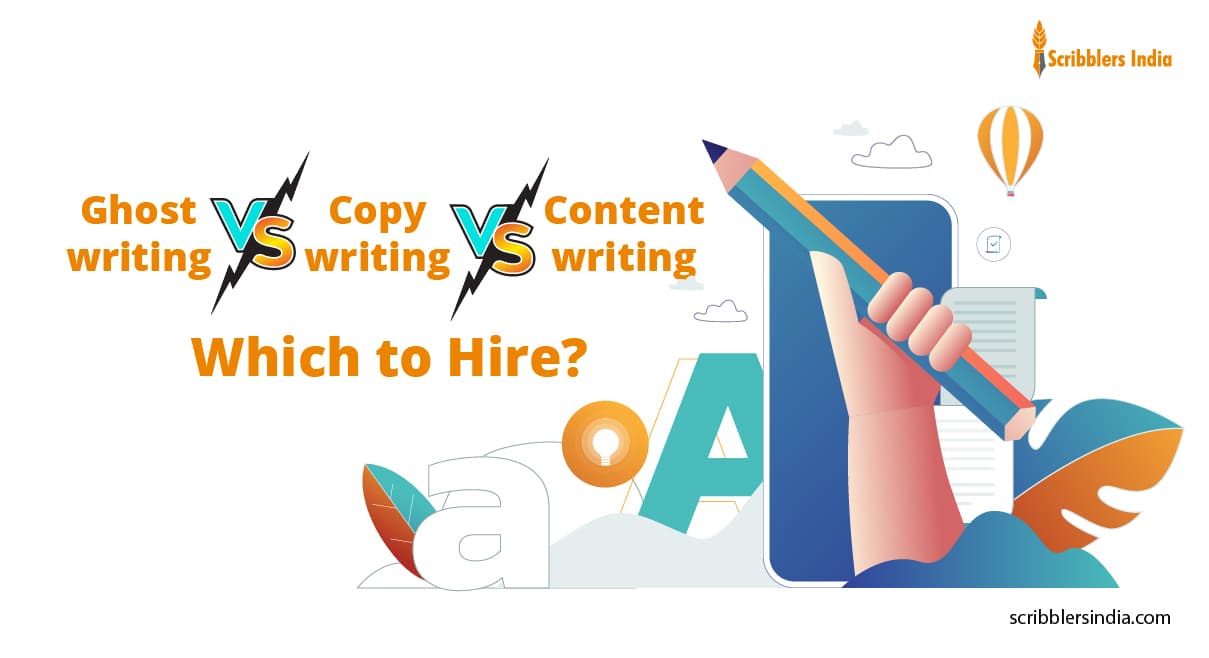 Ghostwriting vs Copywriting vs Content Writing: Which Writer Do You Actually Need?