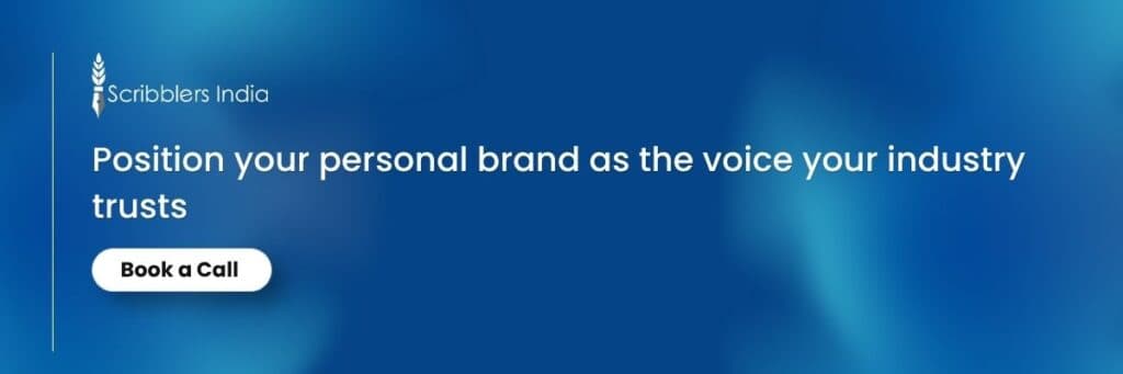 Create your personal brand with Scribblers India
