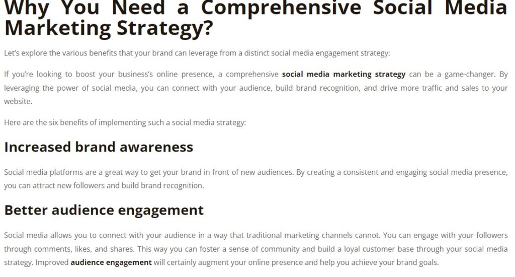 Sharing valuable content is the key to success for social media content marketing strategy.