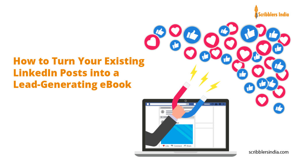 turn your LinkedIn posts into an ebook with Scribblers India