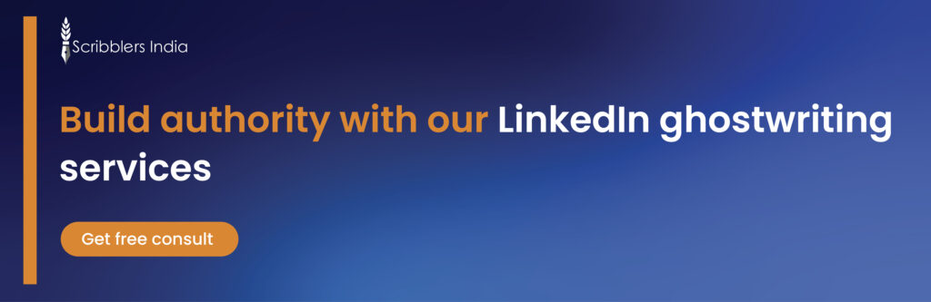 Build authority with LinkedIn ghostwriting services