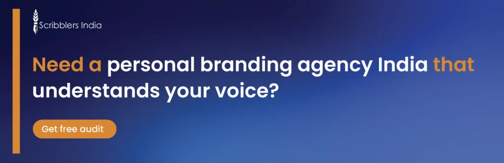 Scribblers India is a leading personal branding agency