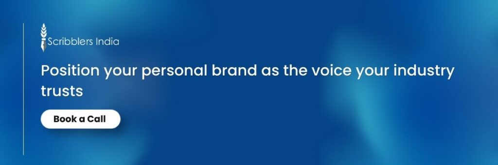 Create your personal brand with Scribblers India