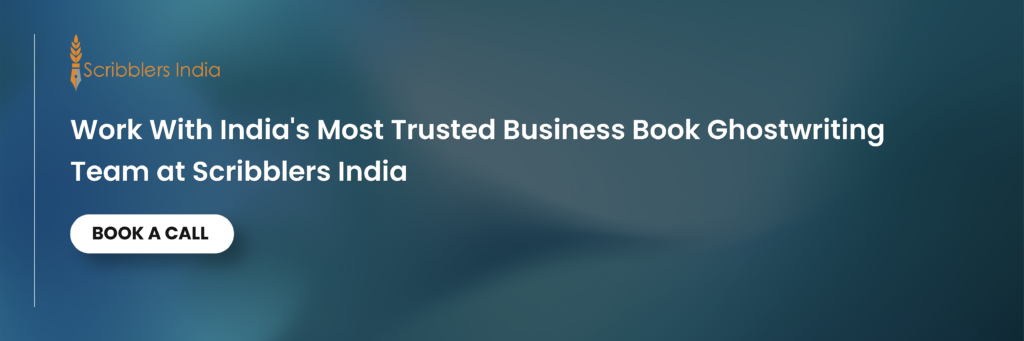 Business book writing process agency for founders and executives in India