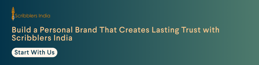 Avail Scribblers India personal branding services for consultants
