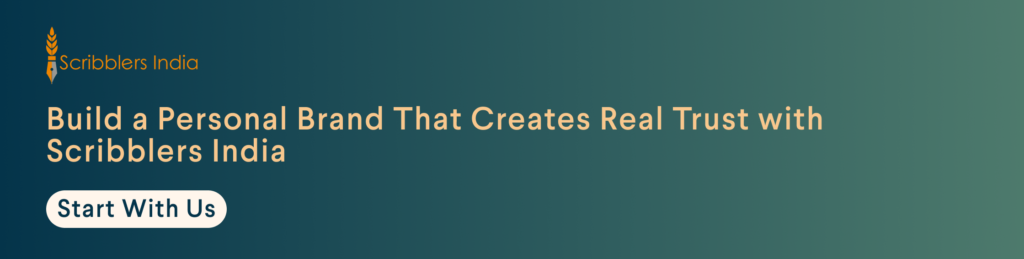 Scribblers India personal branding services for founders