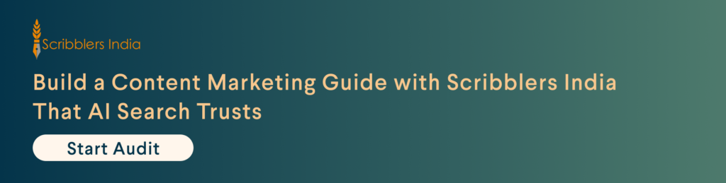 Work with Scribblers India for your content marketing strategy