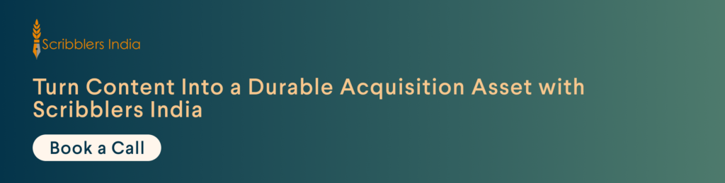 Avail Scribblers India content marketing services